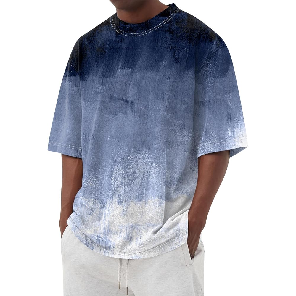 トップス INDIVIDUALIZED SHIRTS 1825GD Unisex - Oversized Short Sleeve High Mockneck T-shirt